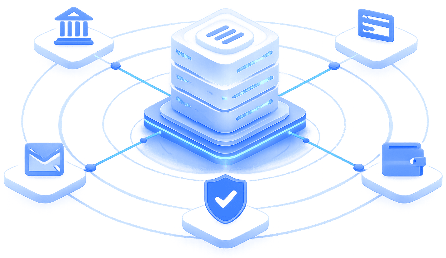 Stacking card illustration
