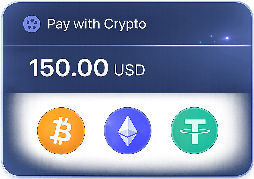Pay with Crypto